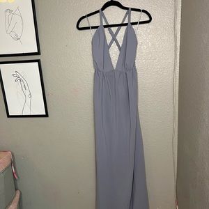 Maxi blue dress